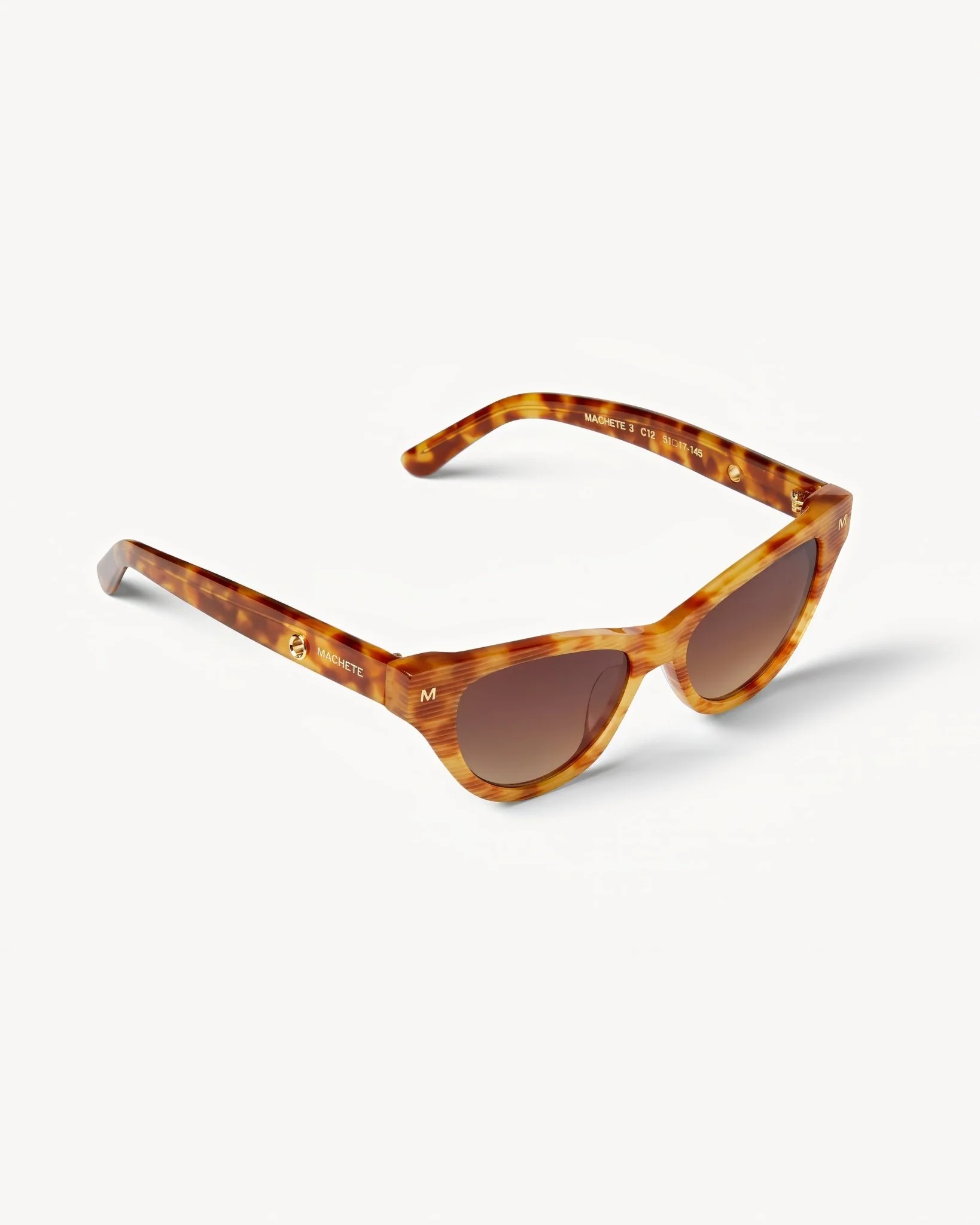 Suzy Sunglasses in Light Tortoise Stripe - Image 3