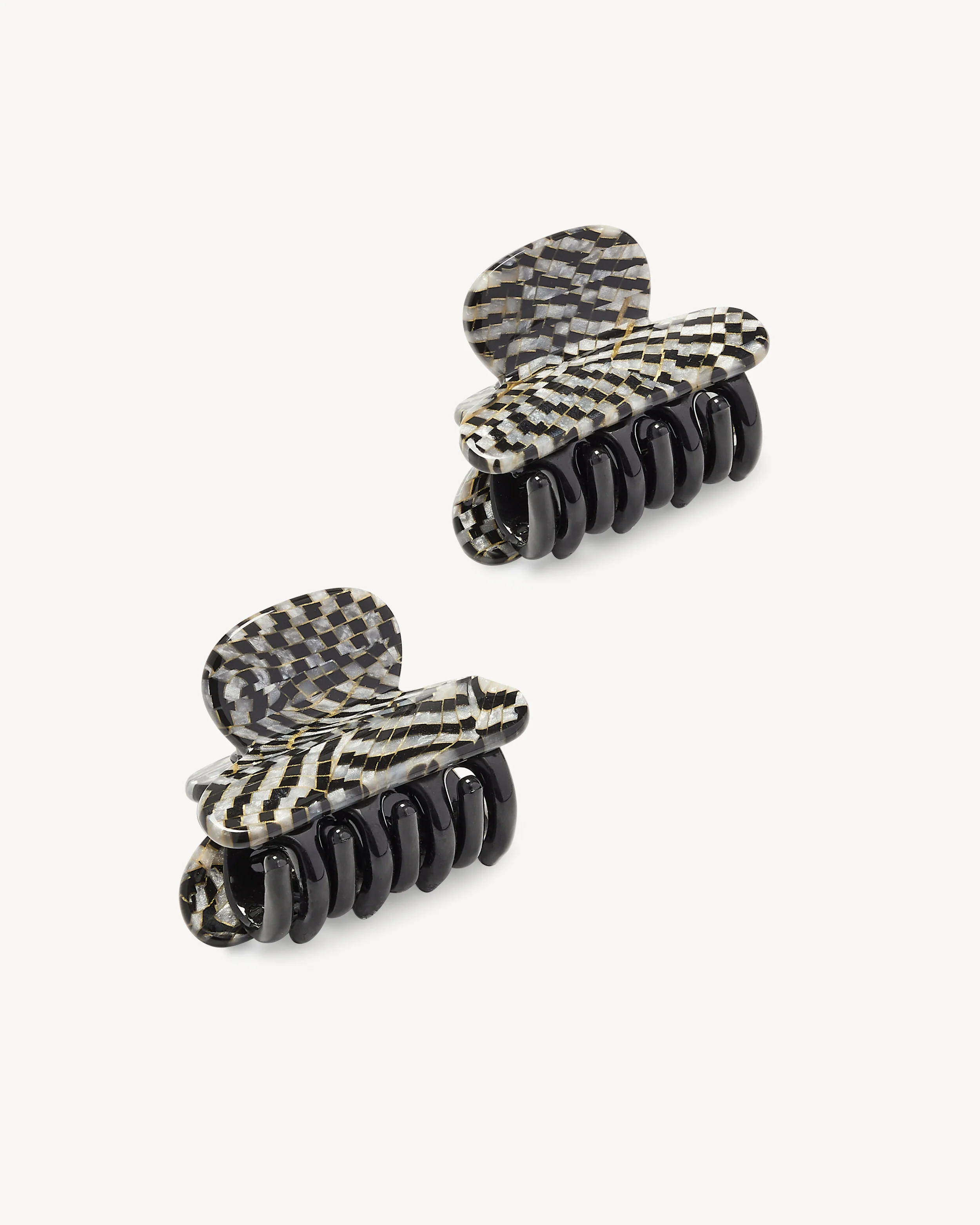 Twin Heirloom Claws in Perle Noir - Image 3