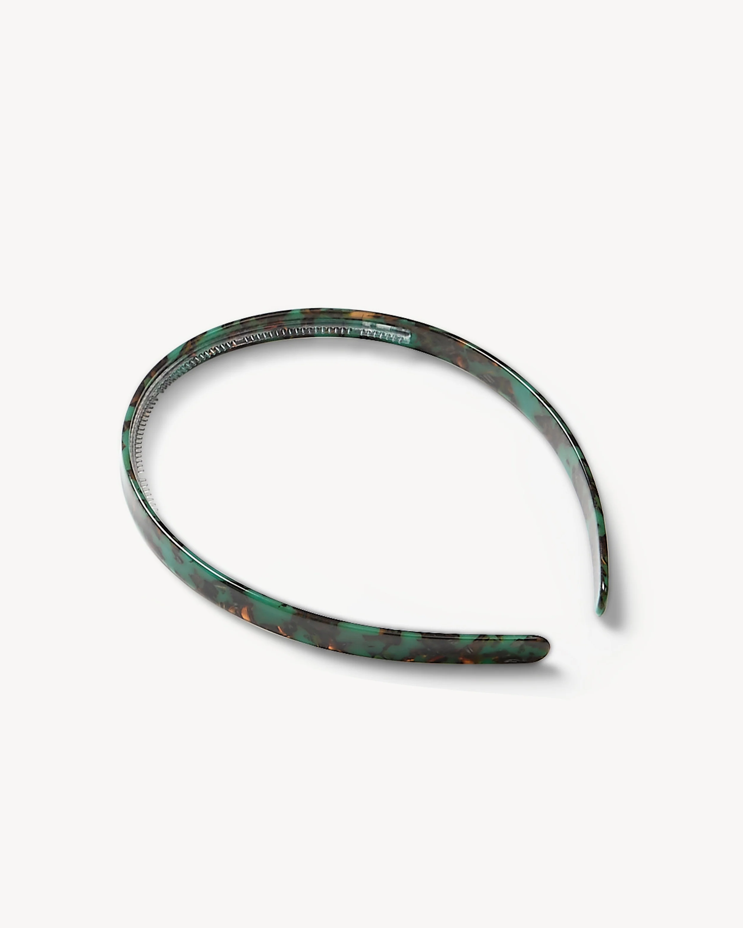 Ultralight Thin Headband in Black & Green