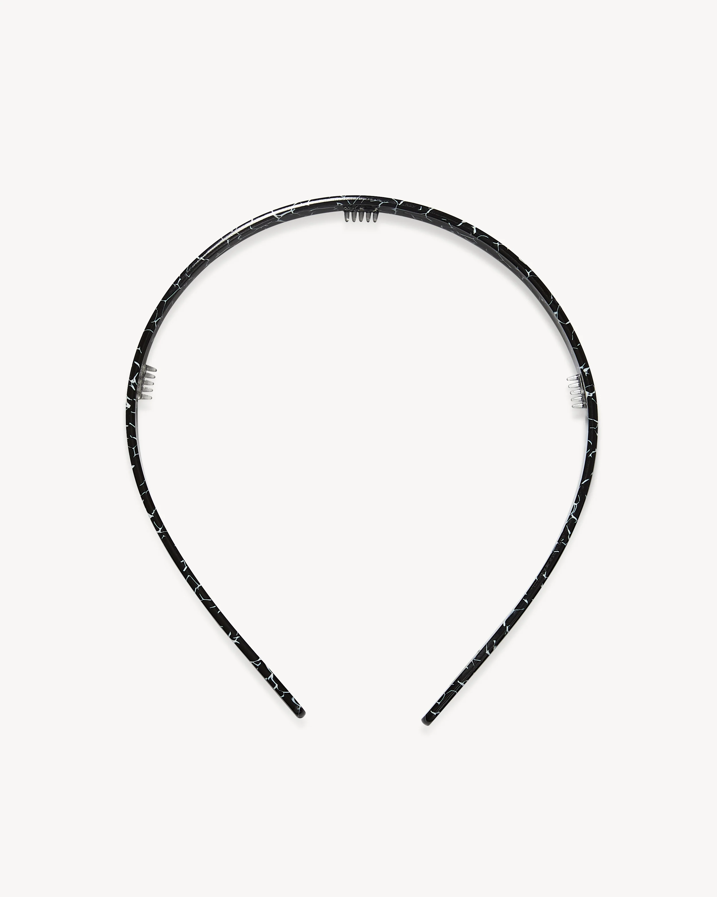 Ultralight Thin Headband in Black Marble - Image 2