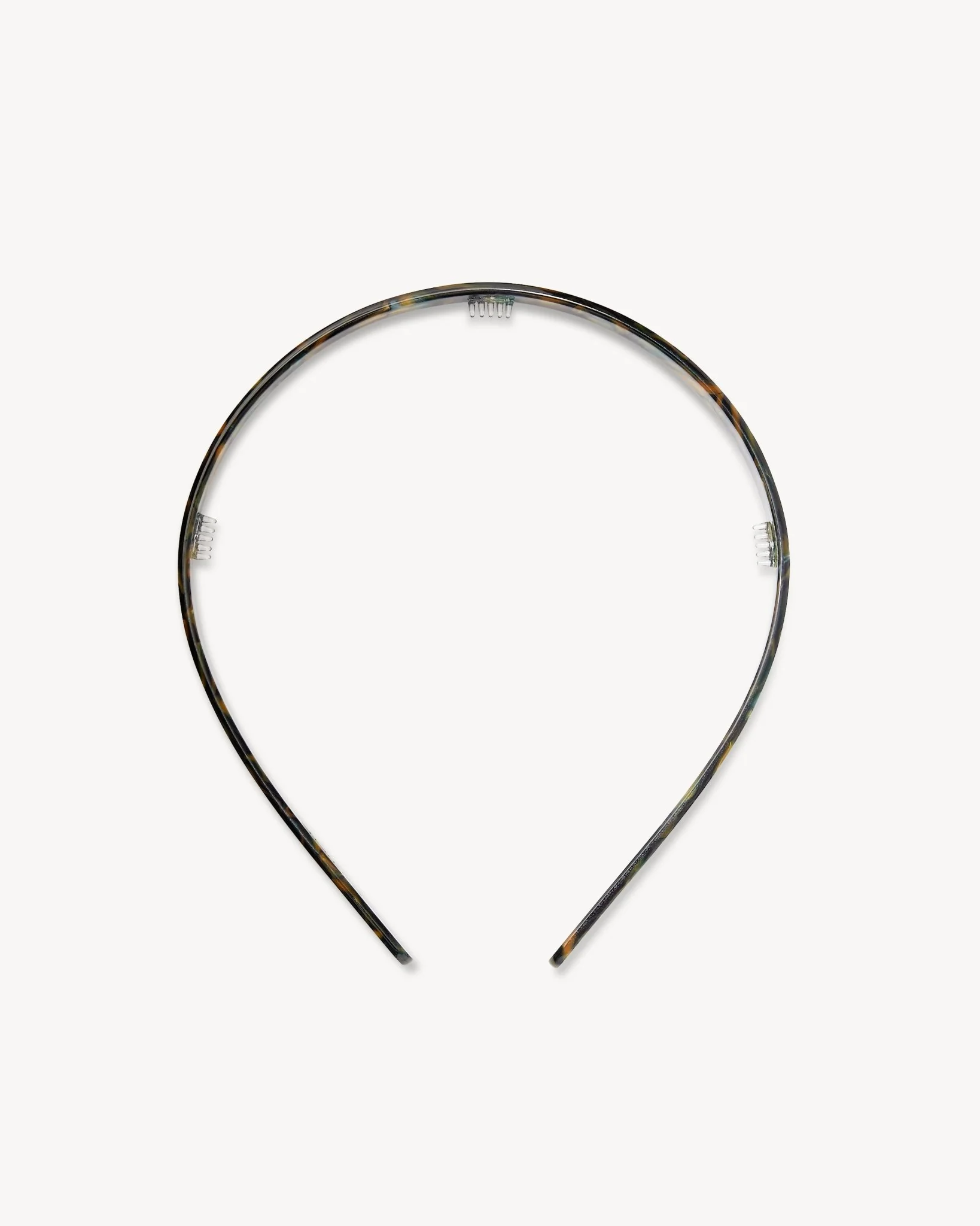 Ultralight Thin Headband in Green Tortoise - Image 2