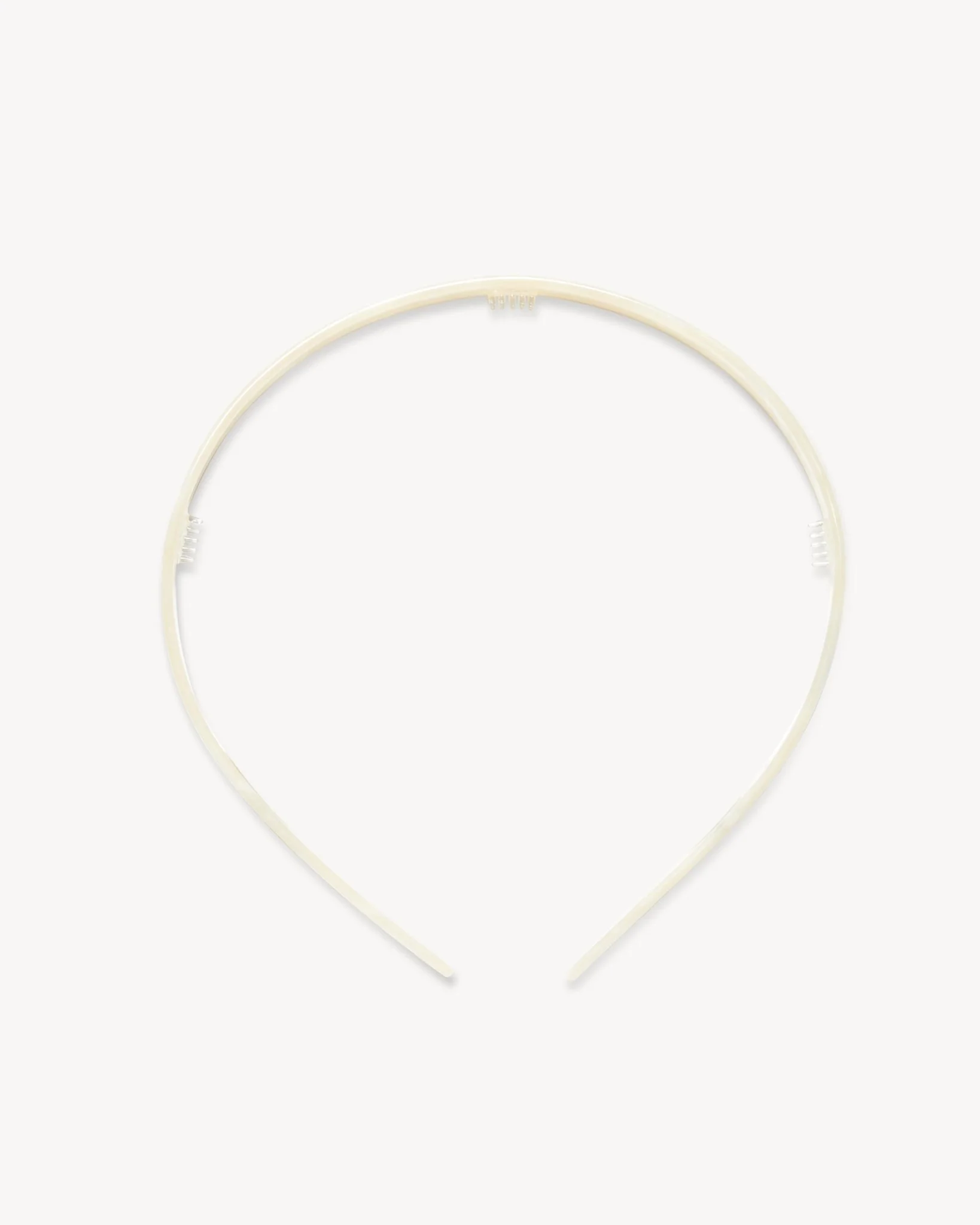 Ultralight Thin Headband in White Shell - Image 2