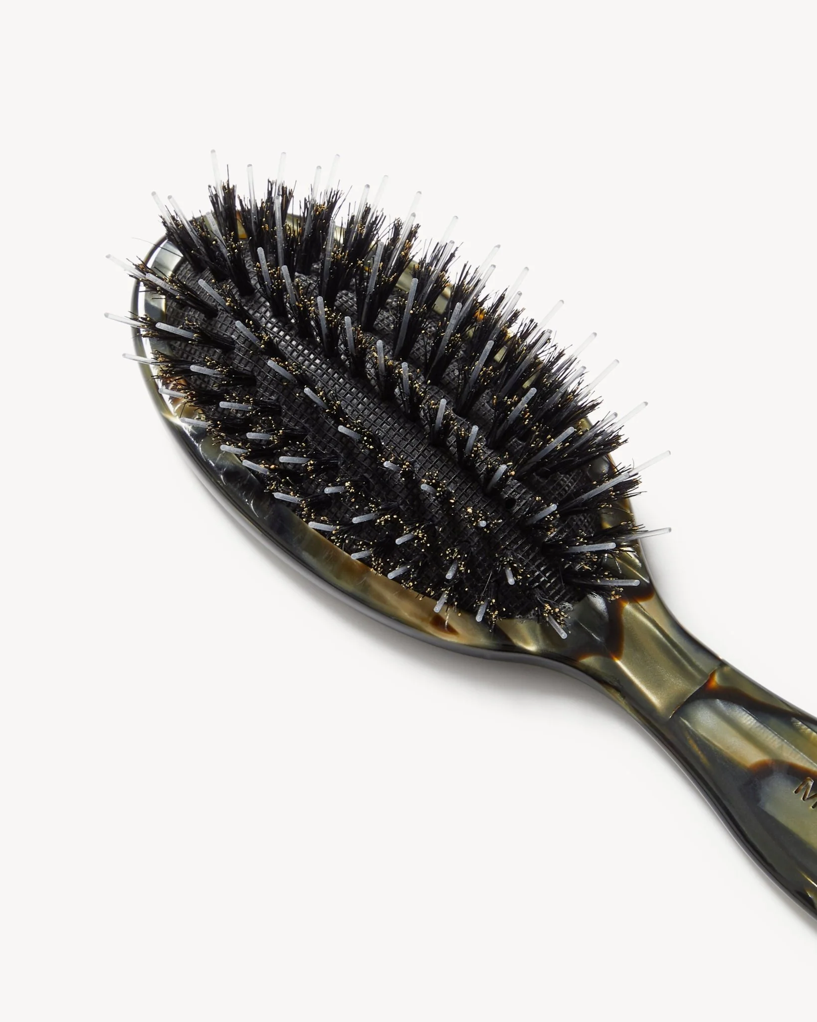 Ultralight Travel Hair Brush in Midnight Horn - Image 2