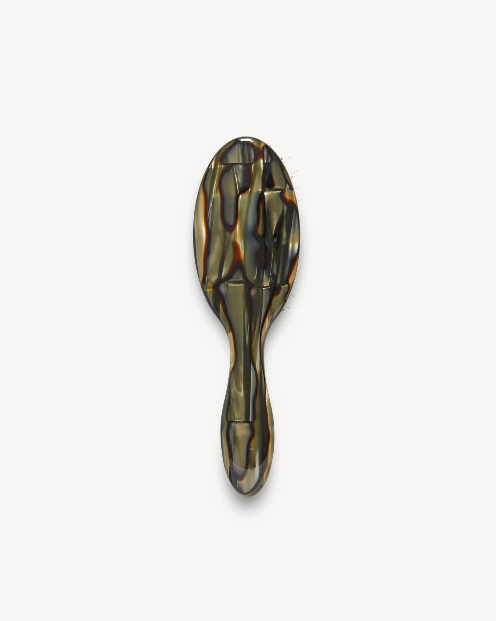 Ultralight Travel Hair Brush in Midnight Horn - Image 3