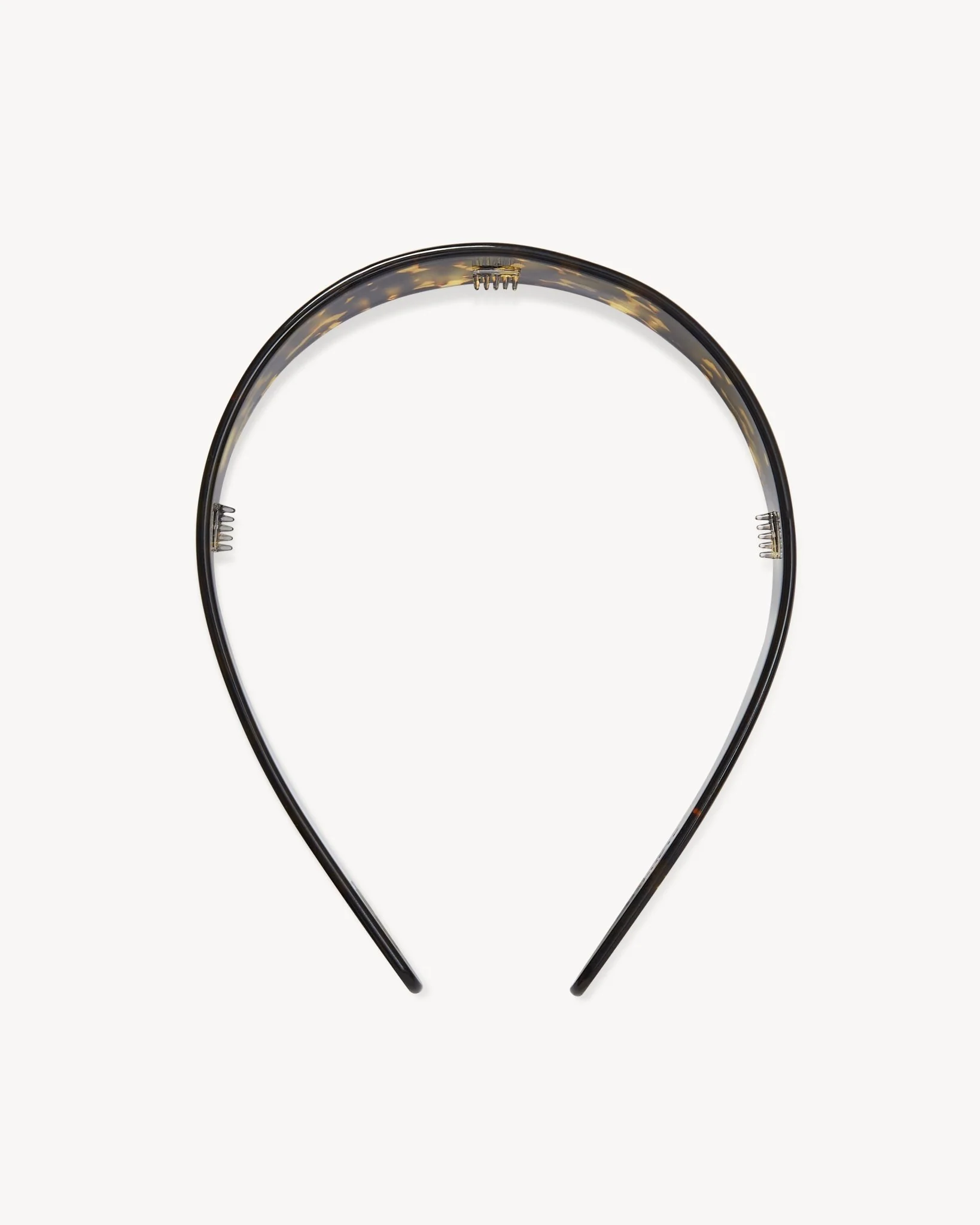 Wide Headband in Dark Tortoise - Image 2