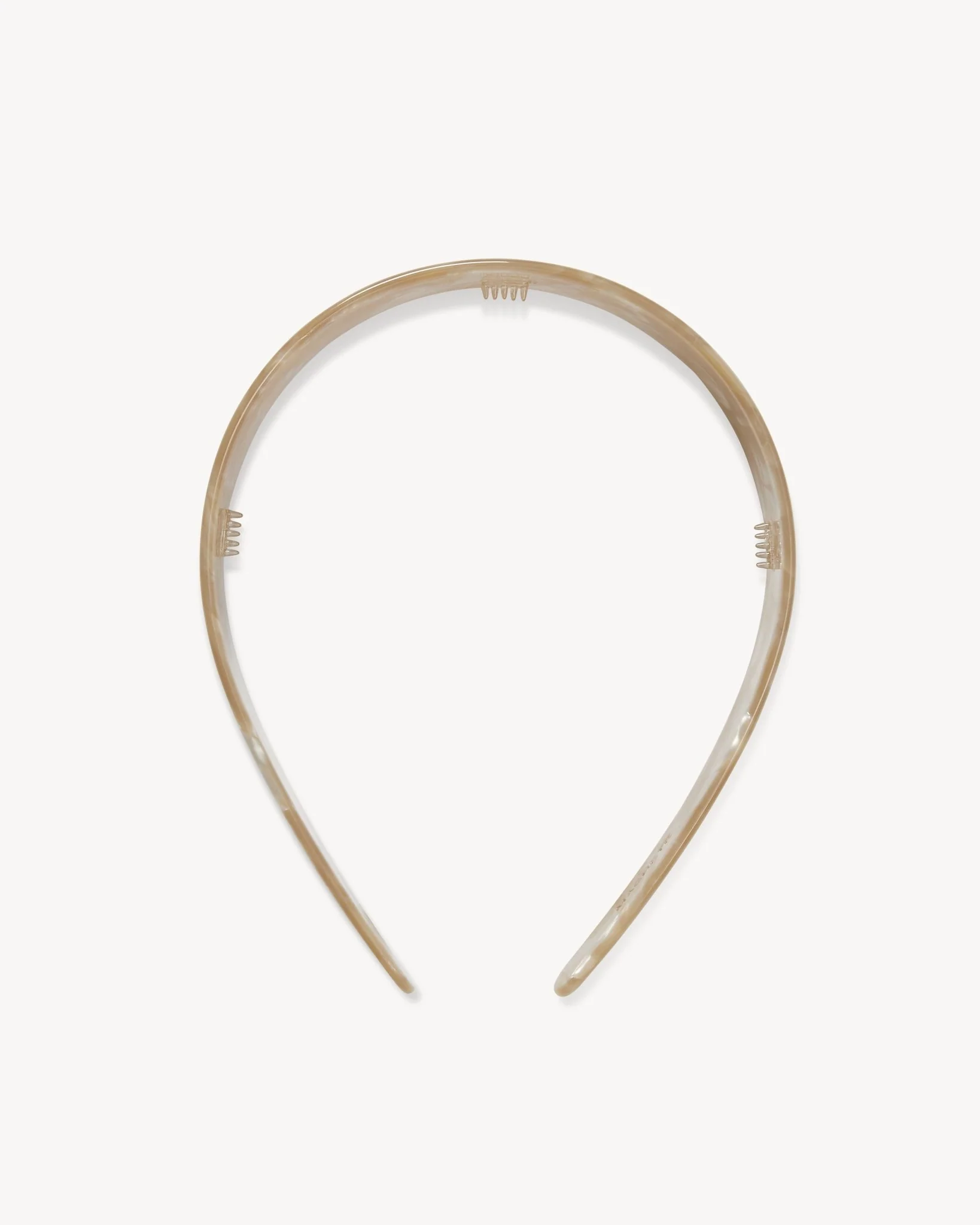 Wide Headband in Sand Shell - Image 2
